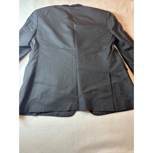 Ralph Lauren Purple Label Mens Grey Pinstripe Two-Button Suit Jacket 46 - Picture 10 of 14